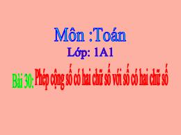 Bài giảng Toán 1 (Kết nối tri thức) - Bài 30: