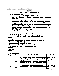 Giáo án Hoạt động trải nghiệm 1 - Tuần 1-4 - 