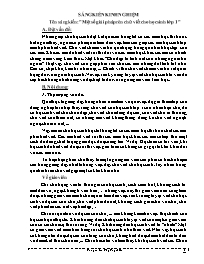 Một số giải pháp rèn chữ viết cho học sinh lớ