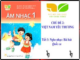 Bài giảng Âm nhạc 1 (Kết nối tri thức) - Chủ 