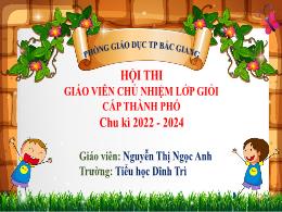 Bài giảng hoạt động trải nghiệm 1 - Bài: Em b