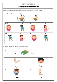 Bài tập ôn tập Tiếng Anh 1 - Week 11