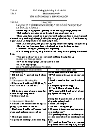 Giáo án các Toán + Tiếng Việt 1 - Tuần 1 - Nă