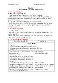 Giáo án Đạo đức Lớp 1 - Tuần 31, Bài 14: Phòn