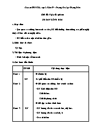 Giáo án Hoạt động ngoài giờ lên lớp 1 - Tuần