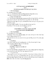 Giáo án Hoạt động trải nghiệm Lớp 1 - Tuần 30