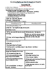 Giáo án Luyện Tiếng Việt 1 - Tuần 10 - Trường