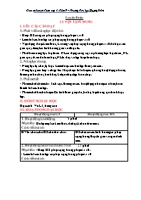 Giáo án Luyện Toán 1 - Tuần 9 - Trường Tiểu h