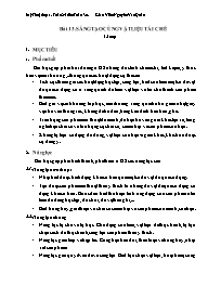 Giáo án Mĩ thuật 1 - Tuần 24-30 - Nguyễn Văn