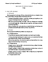 Giáo án Mĩ thuật 1 - Tuần 30-35 - Nguyễn Văn