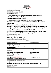 Giáo án Tiếng Việt 1 - Bài 106-111