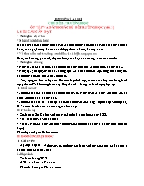 Giáo án Tự nhiên xã hội 1 - Chủ đề 2: Trường