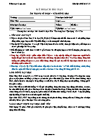 KHBD môn Âm nhạc lớp 1 cả năm học 2026-2027 t