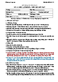 KHBD Toán lớp 1 năm học 2026-2027 - Bài 14. K