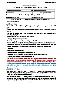 KHBD Toán lớp 1 năm học 2026-2027 - Bài 15. V