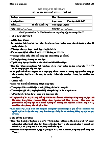 KHBD Toán lớp 1 năm học 2026-2027 - Bài 22. S