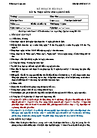 KHBD Toán lớp 1 năm học 2026-2027 - Bài 36. T