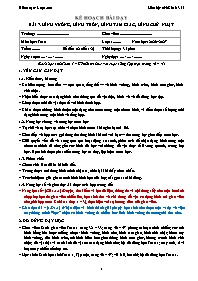 KHBD Toán lớp 1 năm học 2026-2027 - Bài 7. Hì
